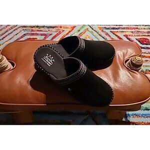 BOBS From Skechers Womens Rosey Rise Black Slide Sandals 11 Medium